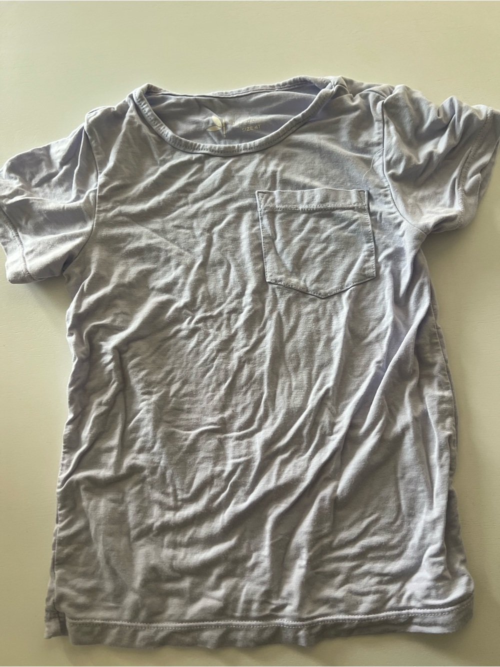 Shedo Lane lilac pocket tee, 4t